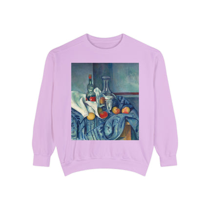 The Peppermint Bottle by Paul Cézanne Unisex Garment-Dyed Sweatshirt