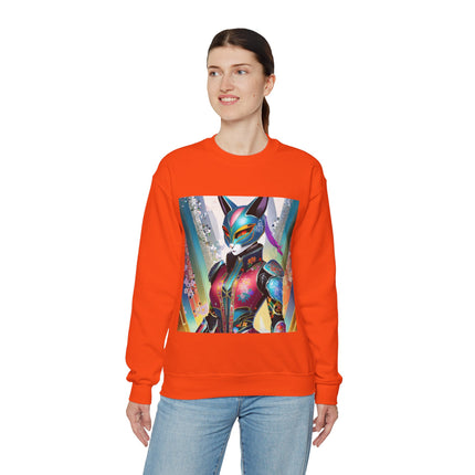 Cyberpunk Chic Unisex Heavy Blend™ Crewneck Sweatshirt