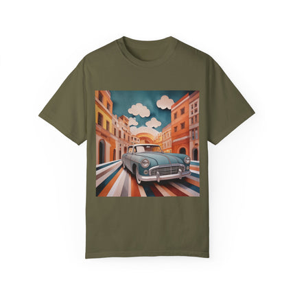 1960 Alfa Romeo Giulietta Unisex Garment-Dyed T-shirt
