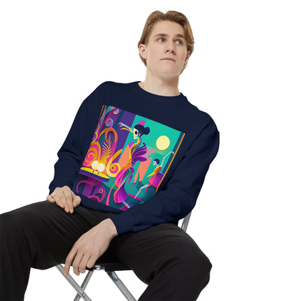 Dance of the Skeleton Ballerinas Unisex Garment-Dyed Sweatshirt