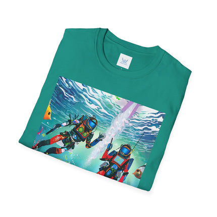 FBI Robot Dive Team Softstyle T-Shirt