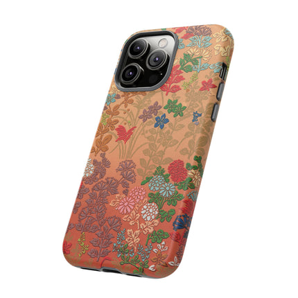Ornamental Japanese Flower Pattern Phone Cases