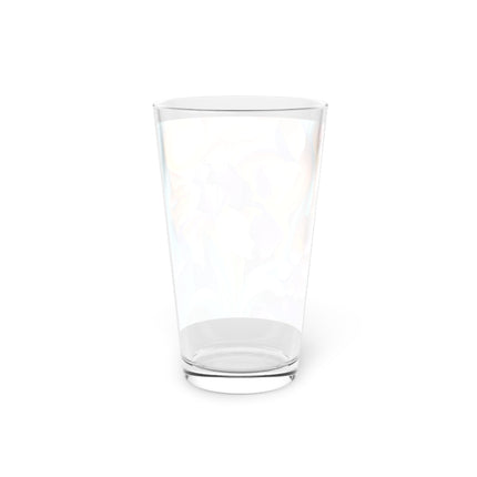 The Elegant Iris Flower Glass, 16oz