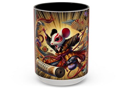 Theatrical Mouse on a Mission Colorful Mugs (11oz, 15oz)