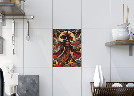 Kabuki Witch Ceramic Tile