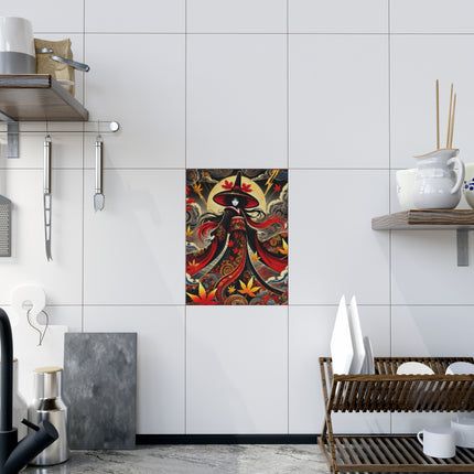 Kabuki Witch Ceramic Tile