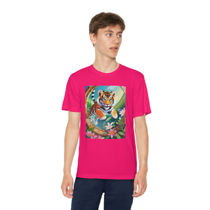 Majestic Tiger Cub Youth Competitor Tee – Courage, Adventure & Fiery Spirit