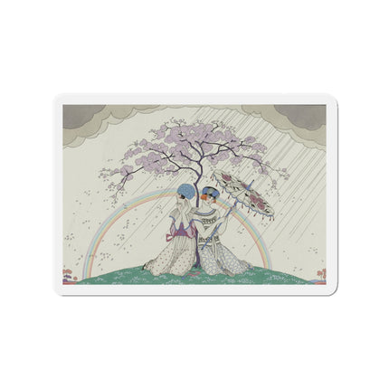 L’Arc-en-Ciel by George Barbier Die-Cut Magnets (5 Sizes)
