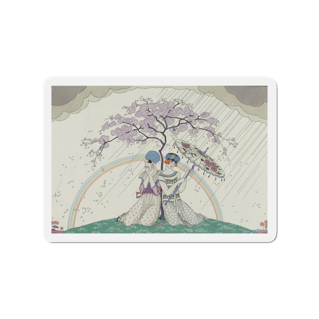 L’Arc-en-Ciel by George Barbier Die-Cut Magnets (5 Sizes)