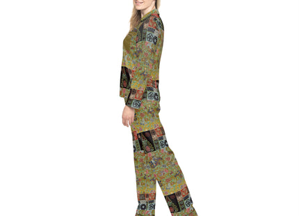 Chinois et Japonais 2 by Auguste Racinet Women’s Satin Pajamas