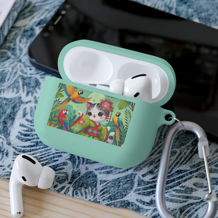 Parrot Dance of the Geisha Kitten AirPods and AirPods Pro Case