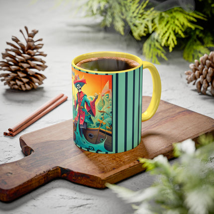 Skeleton Crew of the Misty Seas Colorful Mugs (11oz, 15oz)