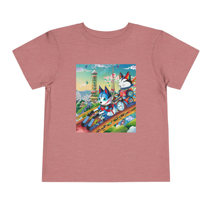 Kitsune Carnival Toddler Short Sleeve Tee