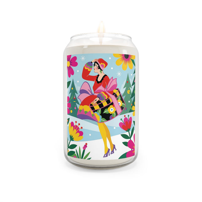🌸🎄 Christmas In The Winter Garden Scented Soy Candle – Whimsical Holiday Fantasy