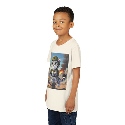 Snow Leopard Lookout Youth Short Sleeve Tee