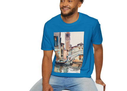 A Bridge and Campanile, Venice by John Singer Sargent Softstyle T-Shirt