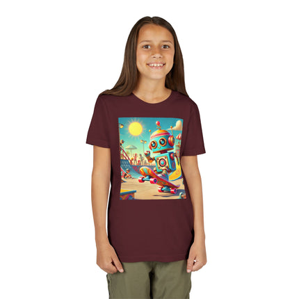 Skate Park Robot Youth Short Sleeve Tee