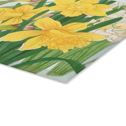 Daffodil by Tanigami Kônan Glass Cutting Board