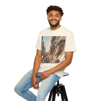 Gondola Moorings on the Grand Canal by John Singer Sargent  Unisex Garment-Dyed T-shirt
