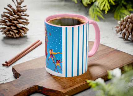 Snowfall & Couture Colorful Mugs (11oz, 15oz)