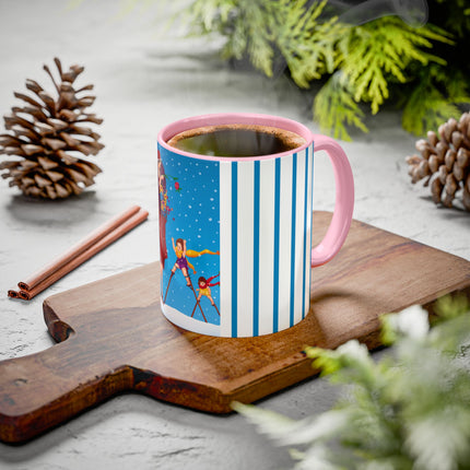 Snowfall & Couture Colorful Mugs (11oz, 15oz)