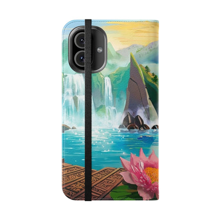 🐉💎 Wisdom's Guardian Flip Case – Dragon's Embrace & Eternal Wisdom