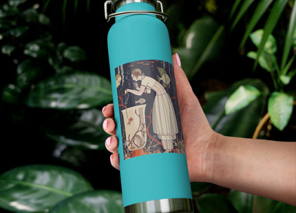 L'Etourdissant Petit Poisson (The Dazzling Little Fish) by George Barbier Copper Vacuum Insulated Bottle, 22oz