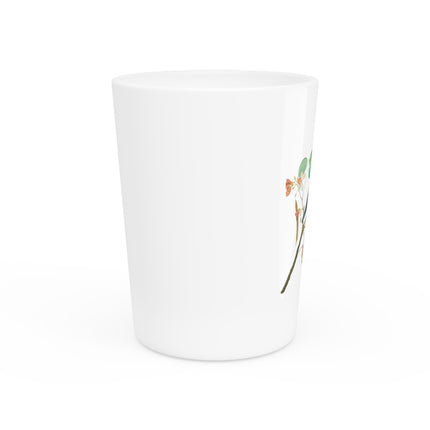 Orange-Headed Ground Thrush by Shaikh Zain al–Din Ceramic Shot Glass