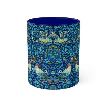Bird by William Morris Colorful Mugs, 11oz
