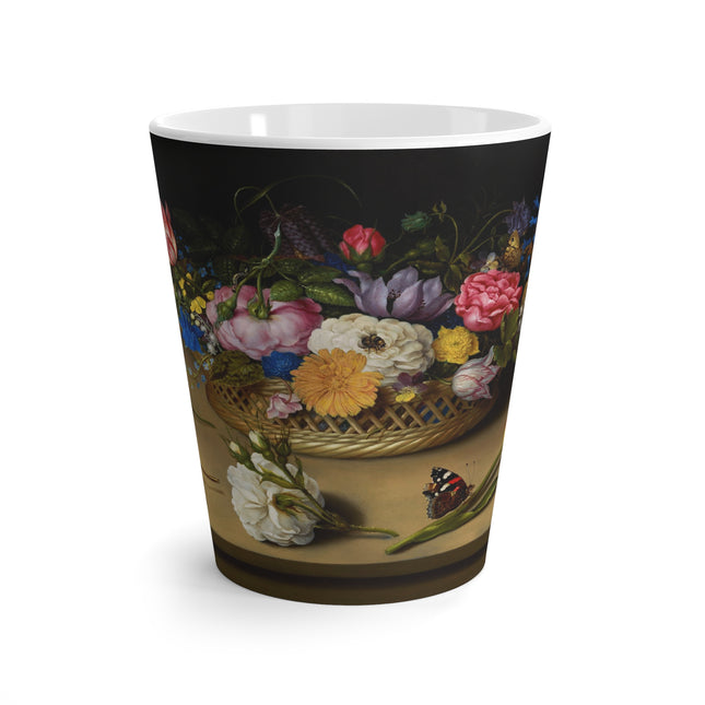 Flower Still Life by Ambrosius Bosschaert Latte Mug