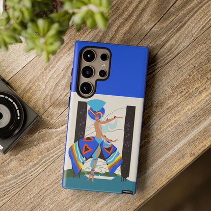 Exotic Dancer Phone Case – Vibrant Performance & Art Deco Flair