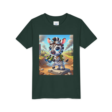 Zebra Lookout Youth Short Sleeve Tee