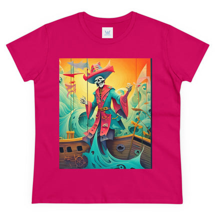 Skeleton Crew of the Misty Seas Women's Midweight Cotton Tee