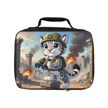 The Snow Leopard Lookout Lunch Bag – Adventure, Curiosity & Fearless Style