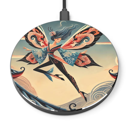 The Dragon Fairy of the Temple Wireless Charger – Mythic Grace & Ancient Power