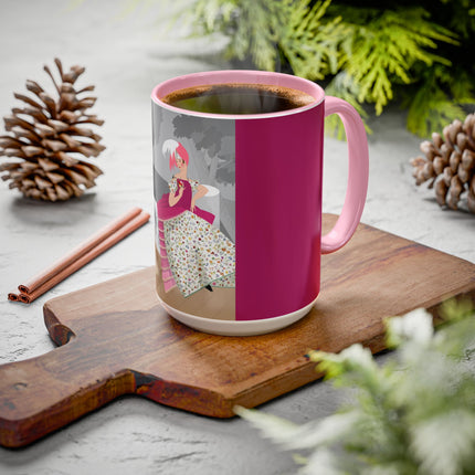 The Red Bird Colorful Mugs – Gentle Storybook Charm & Elegant Whimsy