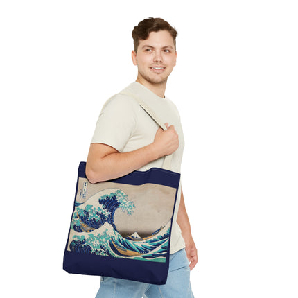 The Great Wave off Kanagawa by Katsushika Hokusai Tote Bag (AOP)