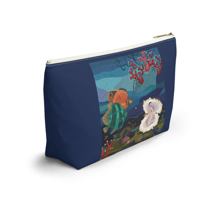 Ocean Pearl Siren Cosmetic Bag – Mystical Mermaid & Marine Enchantment