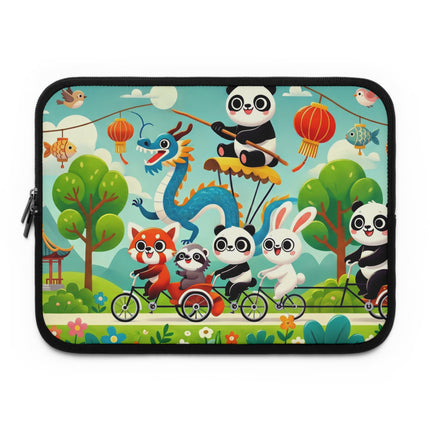 Rolling Along Together Laptop Sleeve – Friendship, Fun & Playful Adventure