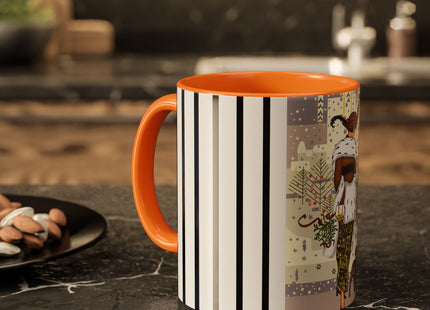Wrapped in Elegance Colorful Mugs (11oz, 15oz)