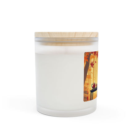 Theatrical Harvest Rabbit Frosted Candle