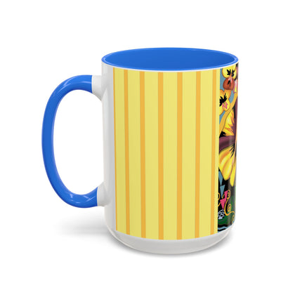 Enchanted Pansy Elegance Colorful Mugs (11oz, 15oz)