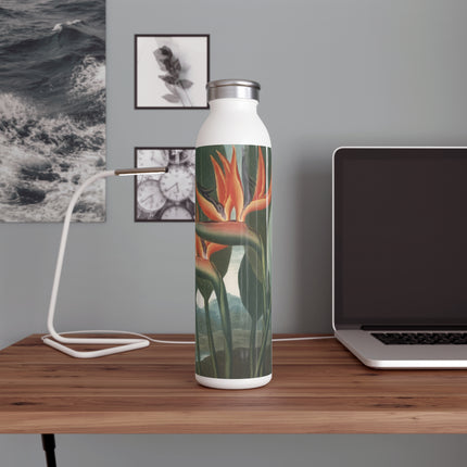 Bird of Paradise by Robert John Thornton Slim Water Bottle