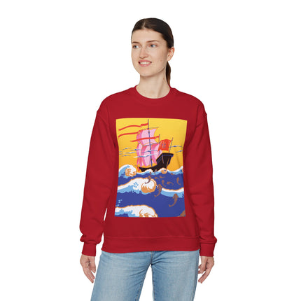 Golden Seas and Whimsical Dreams Heavy Blend™ Crewneck Sweatshirt