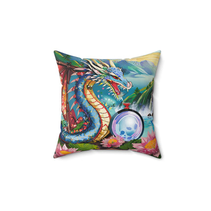 Wisdom's Guardian Spun Polyester Square Pillow