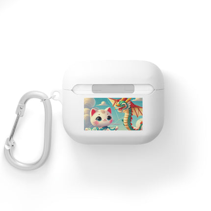 Geisha Kitten and the Dragon Kite AirPods and AirPods Pro Case