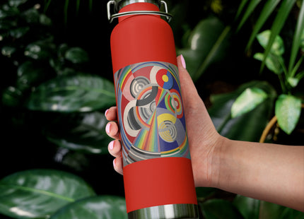 Rythme No. 1 by Robert Delaunay Copper Vacuum Insulated Bottle, 22oz