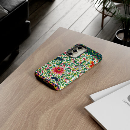 Colorful Floral Pattern by Owen Jones Phone Cases