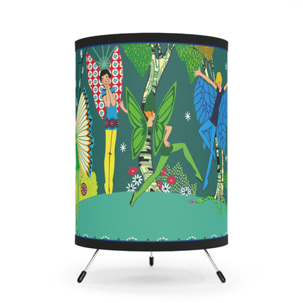 Enchanting Fairies of A Midsummer Night's Dream Tripod Lamp