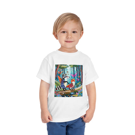 Whimsical Woodland Toddler Short Sleeve Tee